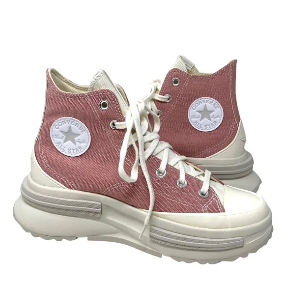 Converse Run Star Legacy CX High Top Canvas Pink Women's Size Sneakers A00873C - Picture 2 of 9